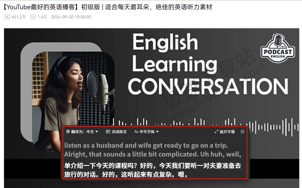 能实时转写视频的双语字幕软件推荐