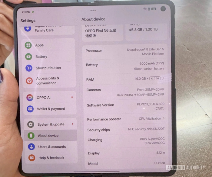 OPPO Find N6开启预约,微博暗示将有橙、钛、黑三种配色