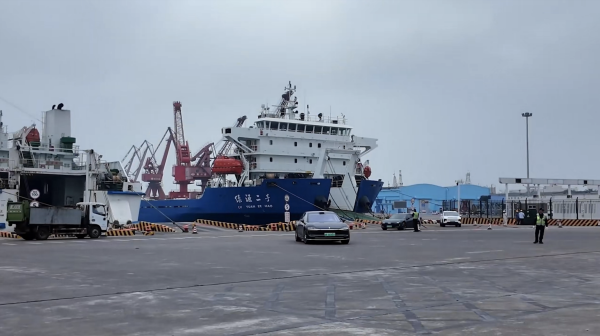 新能源车坐轮渡过海很简单！琼州海峡智慧港口安排得明明白白