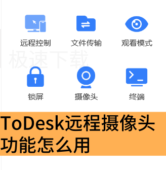 ToDesk远程摄像头功能怎么用_ToDesk远程摄像头使用教程